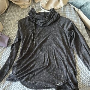 Columbia Black and White Speckled Sweater